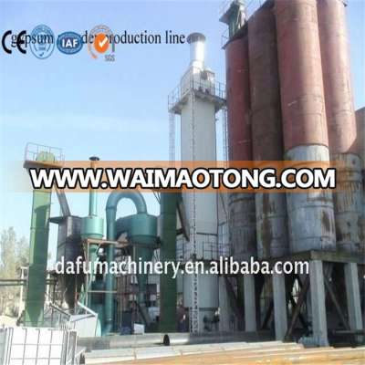 Fully automatic gypsum powder plant with 120 tons/day production capacy