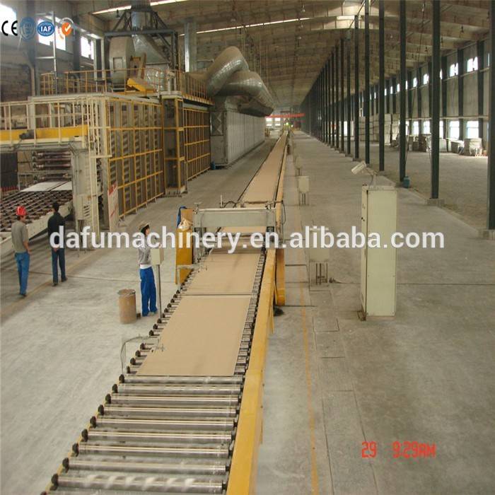 China Henan Zhengzhou Automatic Gypsum Drywall Manufacturing Equipment With Factory Price